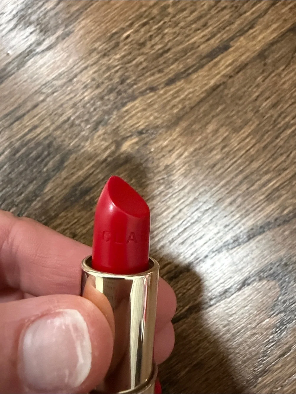 Clarins Joli Rouge Brilliany 754S deep red tester